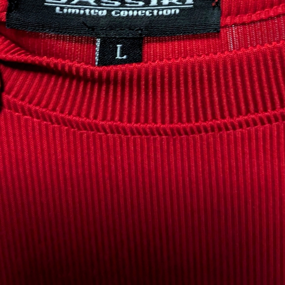 Men's size large Bassiri brand ribbed tshirt